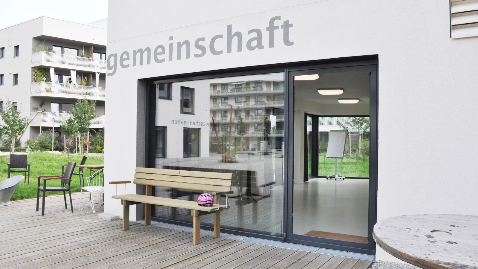 Gemeinschaftsraum im Neubauquartier ?WagnisART