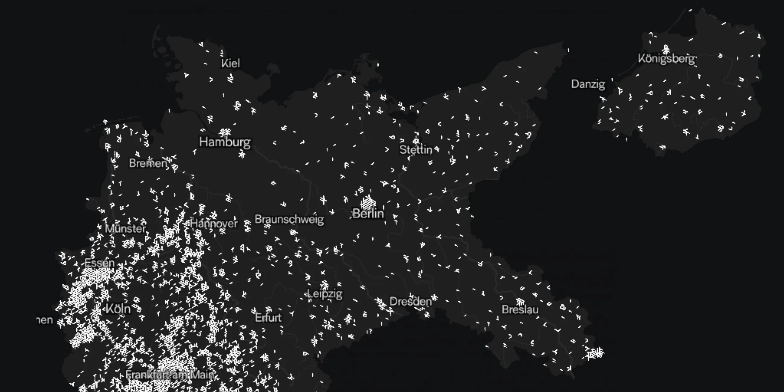 Datenvisualisierung Topographie der Gewalt