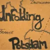 Tagebuchskizze mit dem Schriftzug "Unfolding Potsdam"